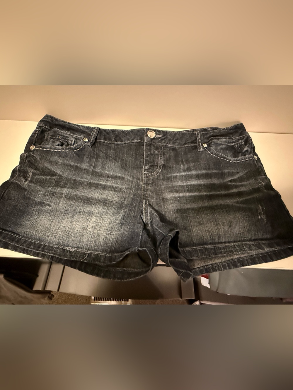 Blue Spice Dark Wash Denim Women’s Shorts